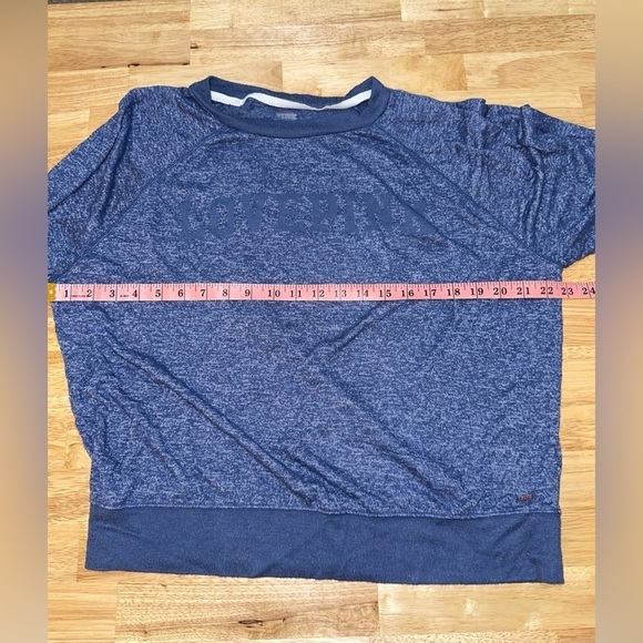 PINK by Victoria’s Secret ‘Love Pink’ Blue Soft & Thin Crew Neck - Size M - Picture 8 of 11